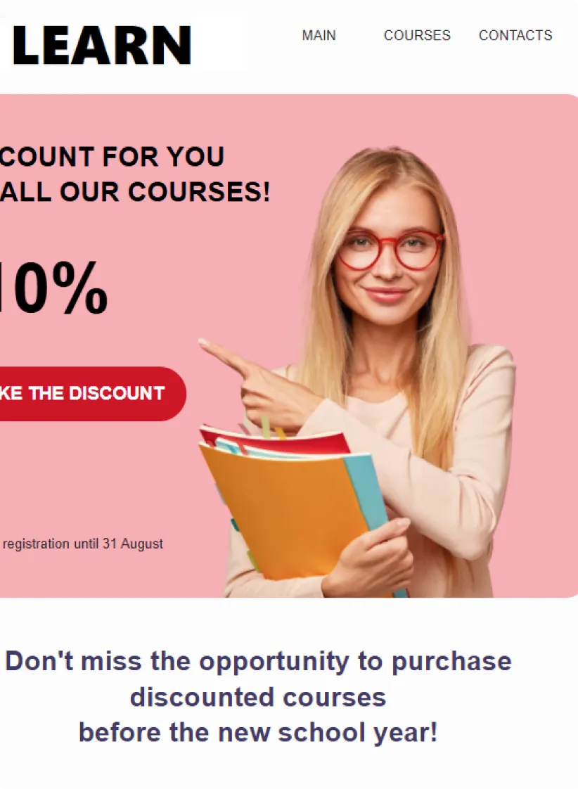 Second template example